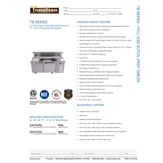 Spec Sheet
