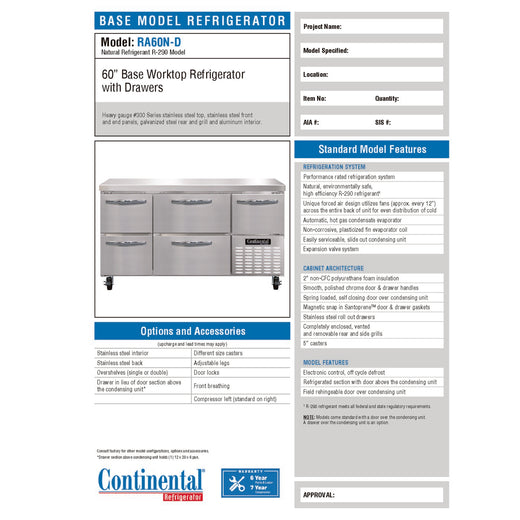 Spec Sheet