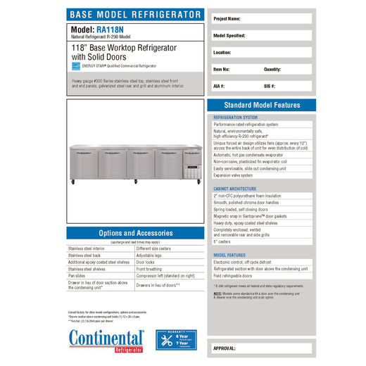 Spec Sheet