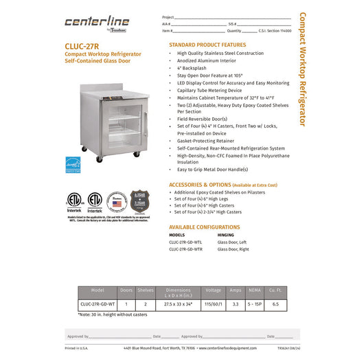 Spec Sheet