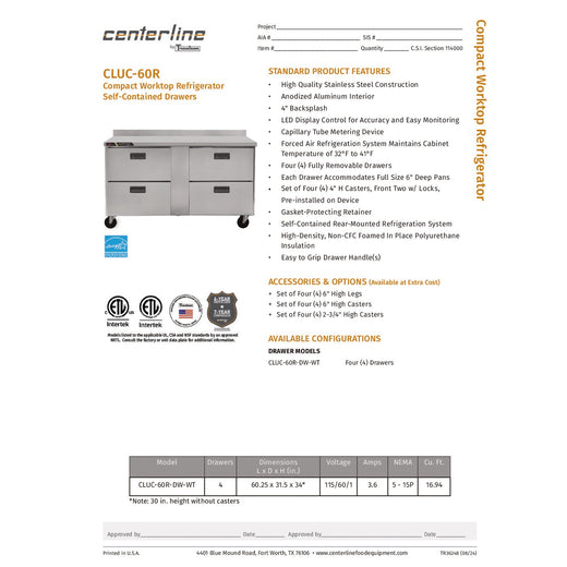Spec Sheet
