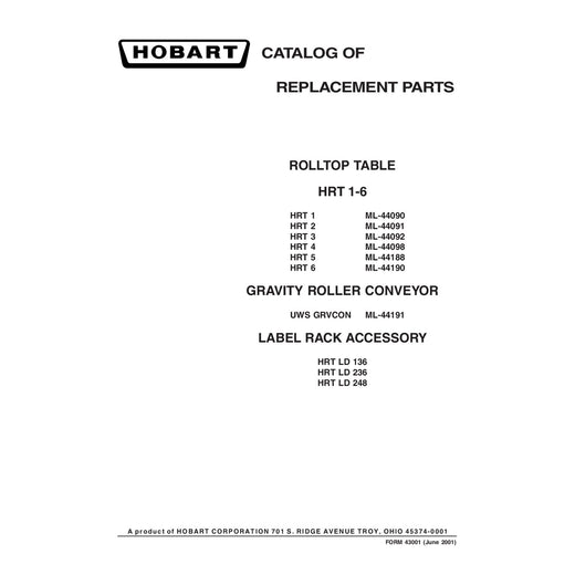 Parts Manual