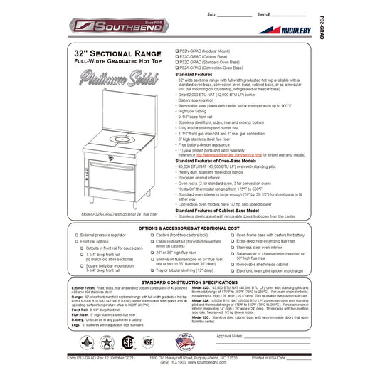 Spec Sheet