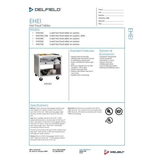 Spec Sheet