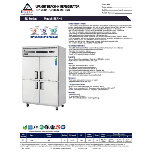 Spec Sheet