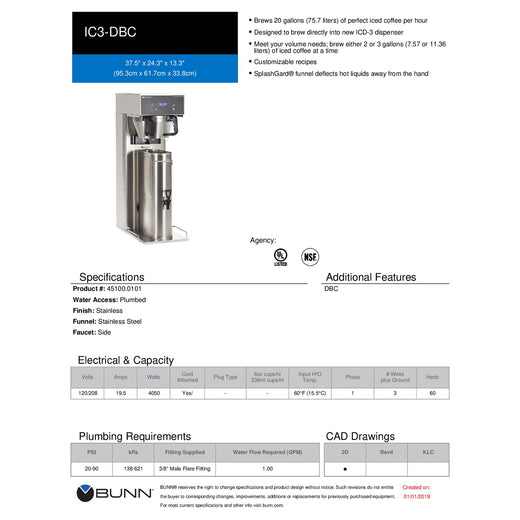 Spec Sheet