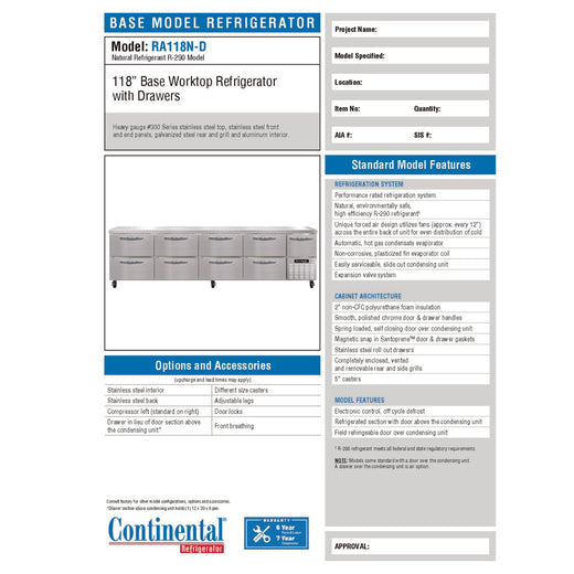 Spec Sheet
