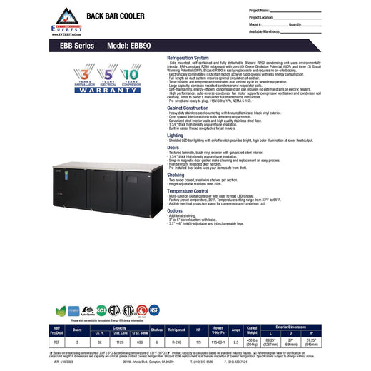 Spec Sheet