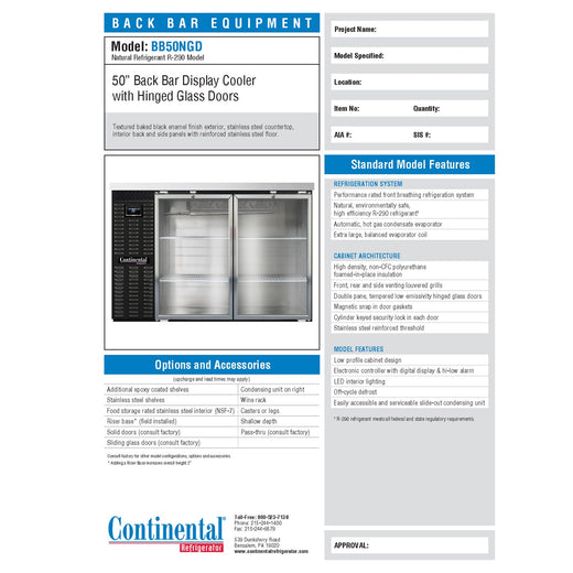 Spec Sheet
