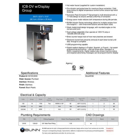 Spec Sheet