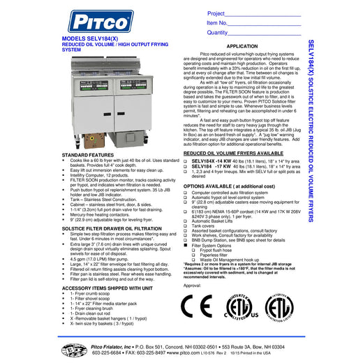 Spec Sheet