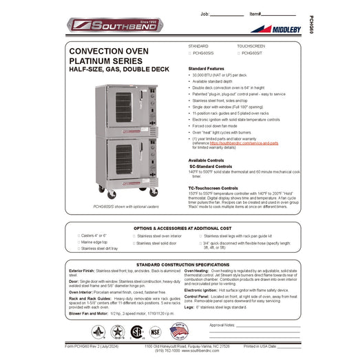 Spec Sheet
