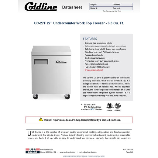 Spec Sheet
