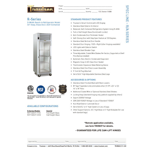 Spec Sheet