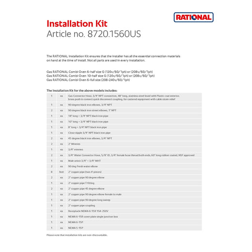 Installation Kit 1560