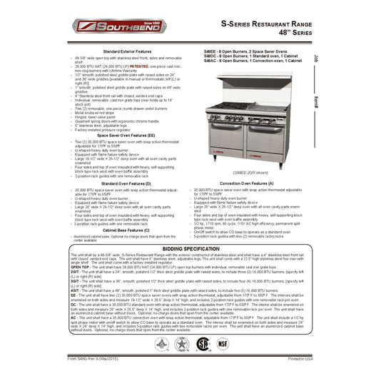 Spec Sheet