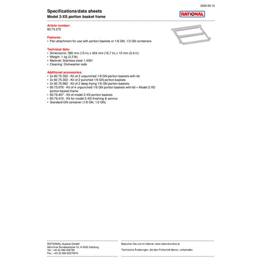 Spec Sheet