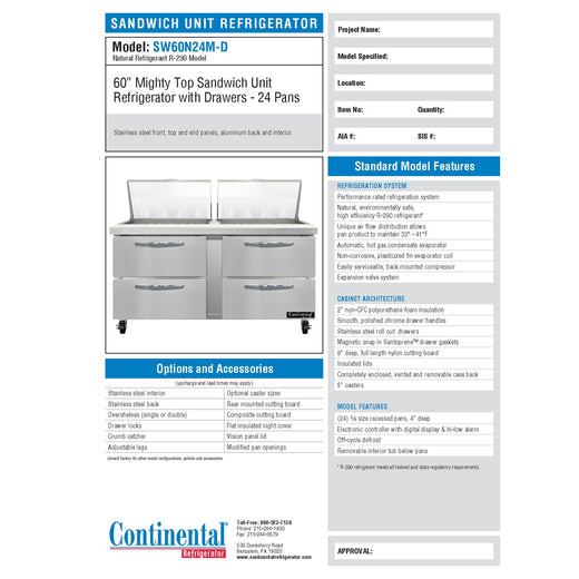 Spec Sheet