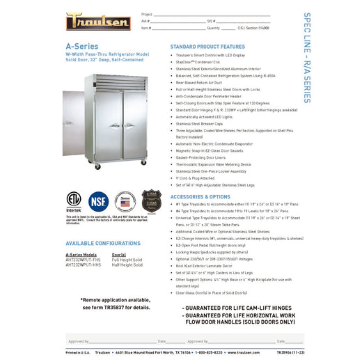 Spec Sheet