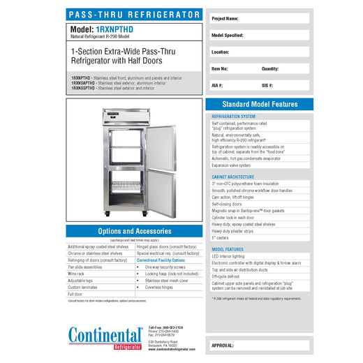 Spec Sheet