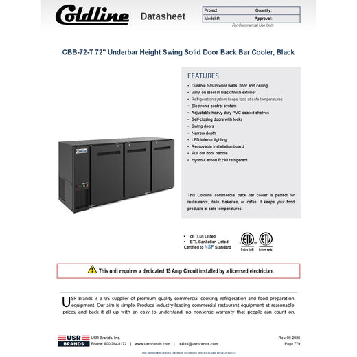 Spec Sheet