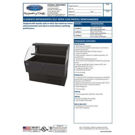 ELPRSS-4 Spec Sheet