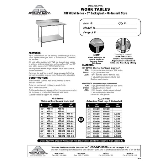 Spec Sheet