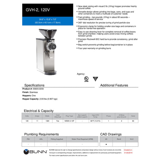 Spec Sheet