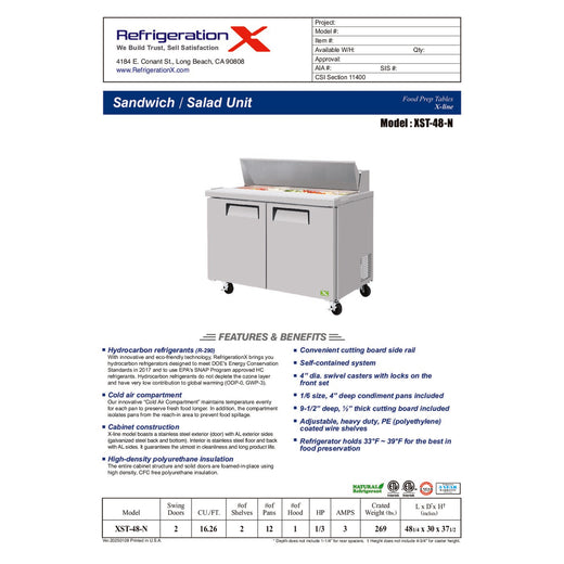 XST-48-N Spec Sheet