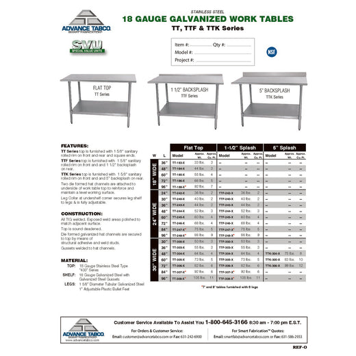 Spec Sheet