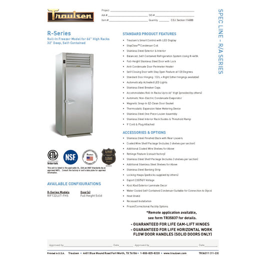 Spec Sheet