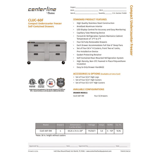 Spec Sheet