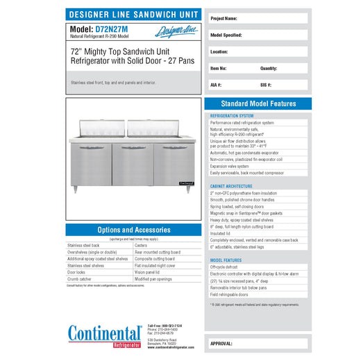 Spec Sheet
