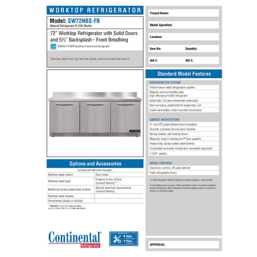 Spec Sheet
