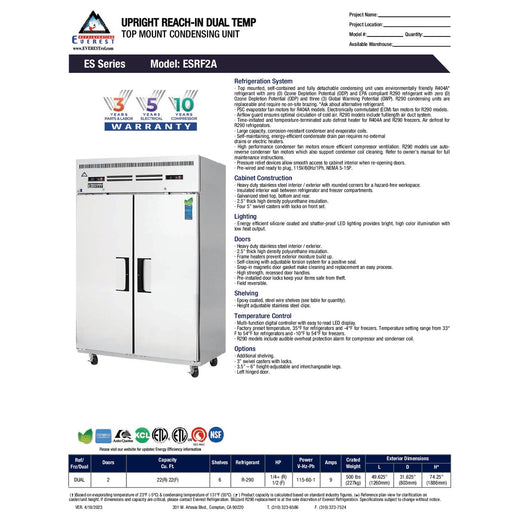 Spec Sheet
