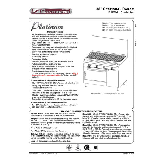 Spec Sheet
