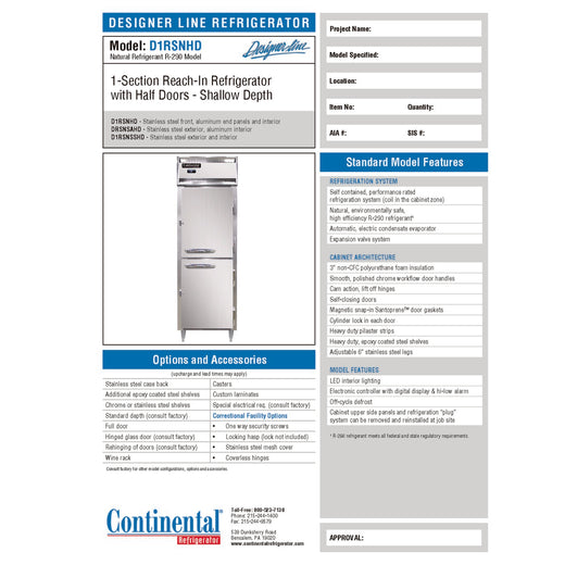 Spec Sheet