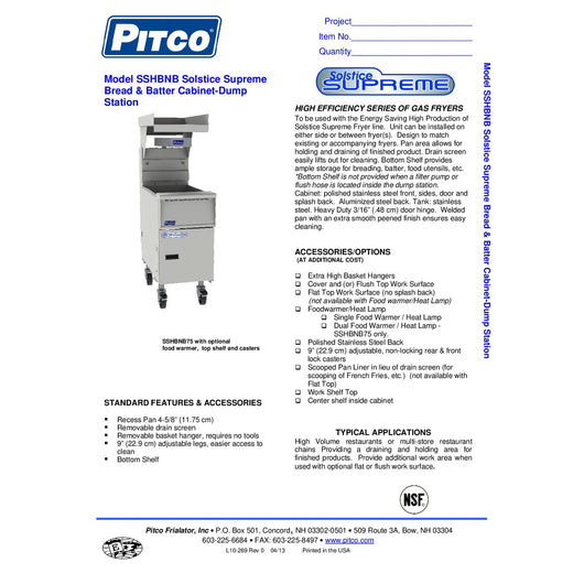 Spec Sheet