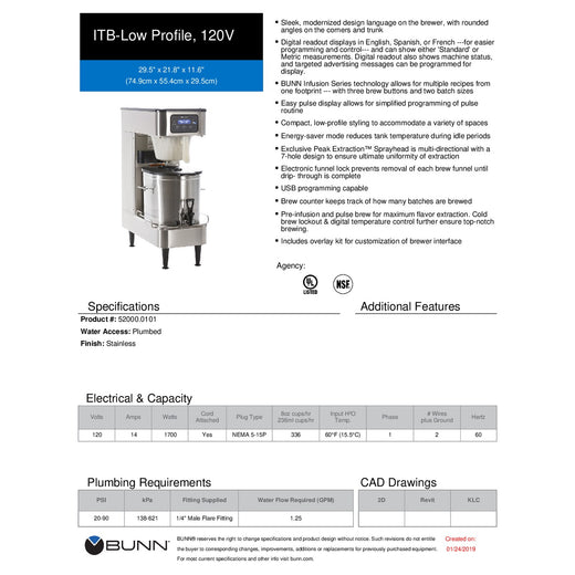 Spec Sheet