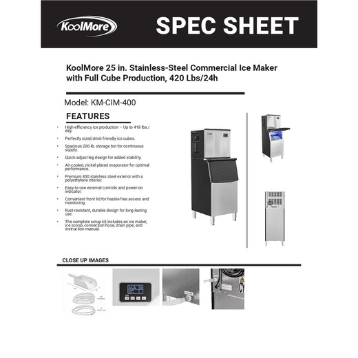 Spec Sheet