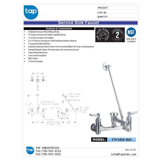 Spec Sheet