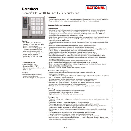 Security Spec Sheet