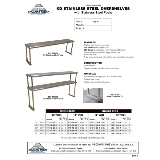 Spec Sheet