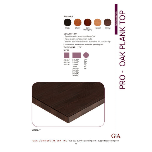 Spec Sheet