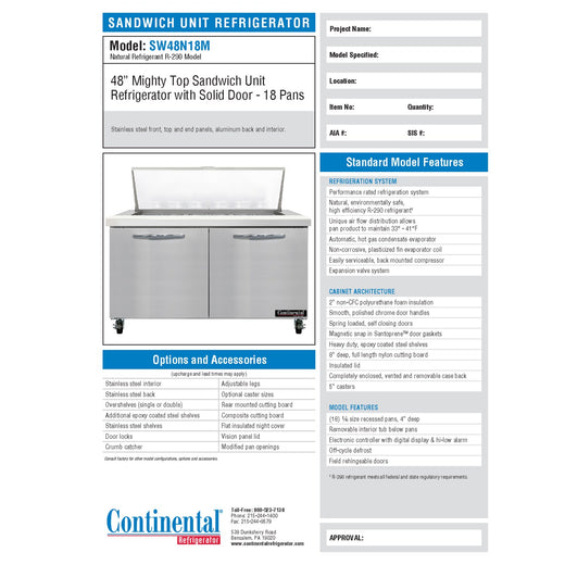 Spec Sheet