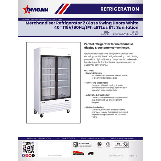 Spec Sheet