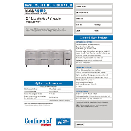 Spec Sheet