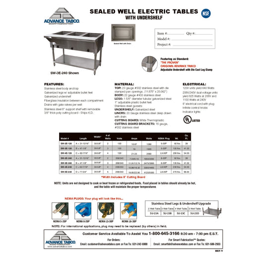 Spec Sheet
