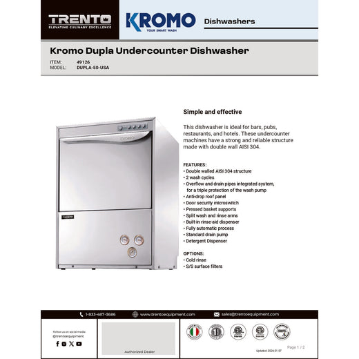 Spec Sheet