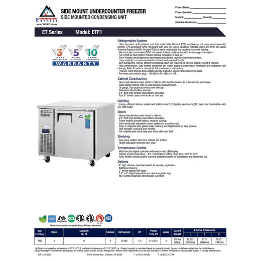Spec Sheet